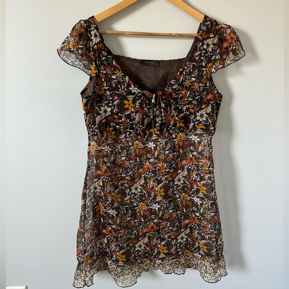 Vero Moda Sheer Mini Dress